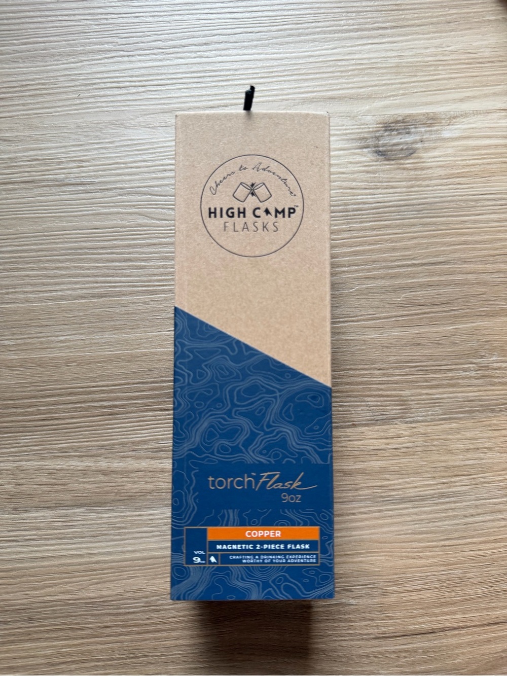High Camp Flasks Torch Flask 9 oz Copper